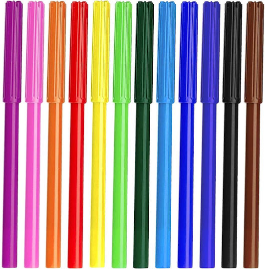 Topwrite Zeichenmarker 2mm Dünne Set 12Stück