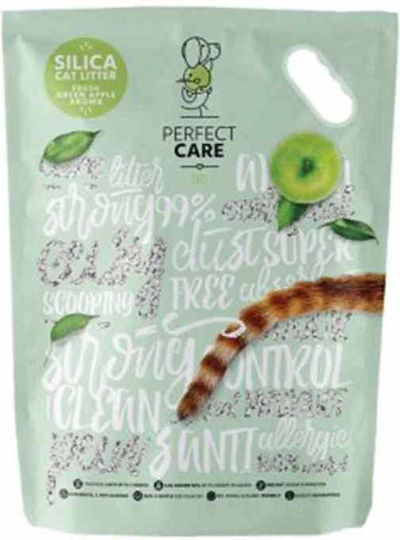 Perfect Care Silica Кристален котешки пясък с аромат Apple Sweetie 15лт
