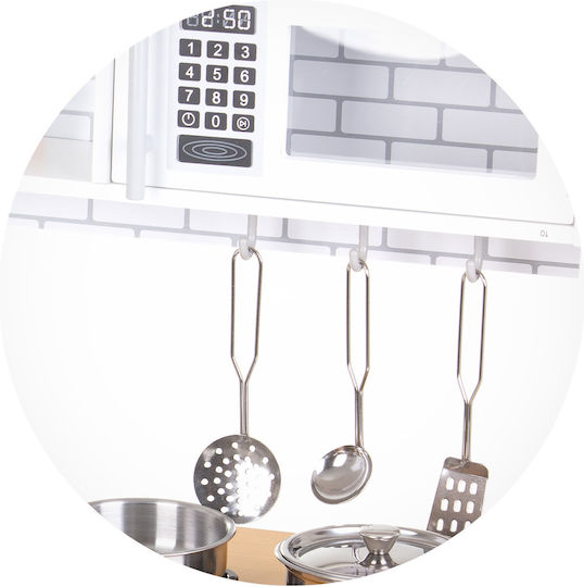 Set de Bucătărie din Lemn Chipolino cu 5 Ustensile Metalice