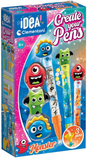 Clementoni Construction Toy Create Your Pens For Children 6+ Years (Various Designs) 1pc
