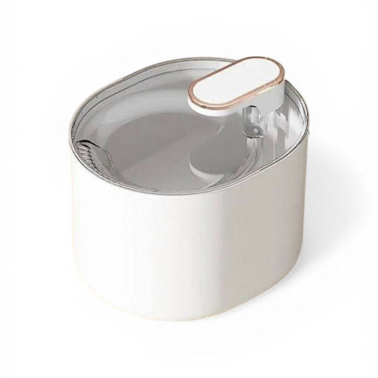 Denik Pets Adăpătoare / Fântână pentru Câine & Pisică 3lt în Culoare Alb
