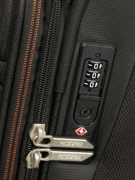 American Tourister Spinner Μεσαία Βαλίτσα Ταξιδίου Μαύρο με 4 Ρόδες Ύψους 68εκ.
