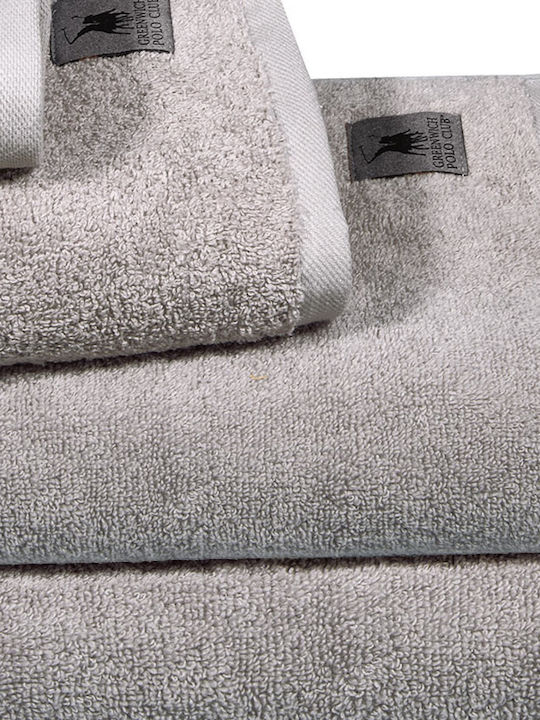 Greenwich Polo Club Bath Towel 70x140cm Silver Weight 460gr/m²