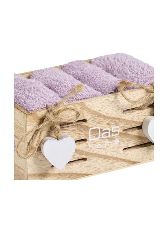 Das Home Handtuch 4007 30x30εκ. Flieder