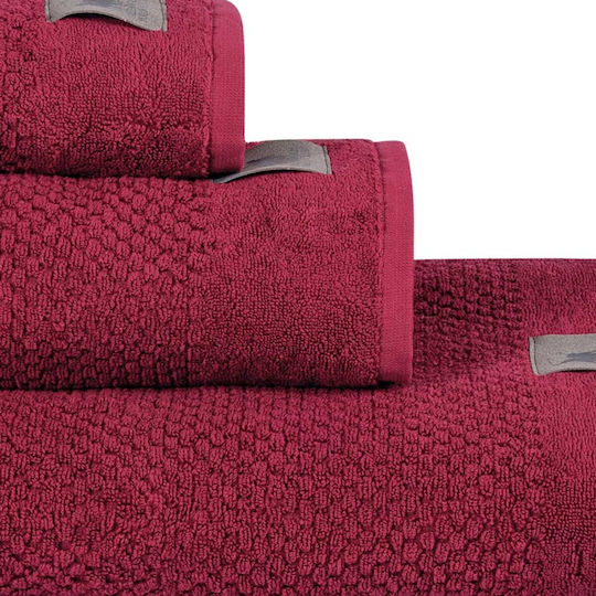 Greenwich Polo Club Πετσέτα Χεριών Premium 4122 30x50εκ. Bordeaux Βάρους 700gr/m²