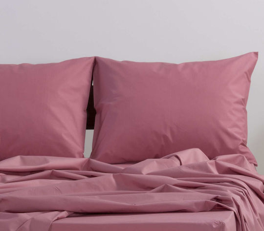 Nef-Nef Homeware Чаршаф Единично с Ластик 100x200+30см. Basic Светлосиньо