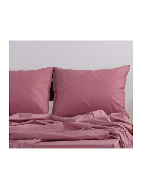 Nef-Nef Homeware Sheet for Single Bed with Elastic 100x200+30cm. Basic Yellow