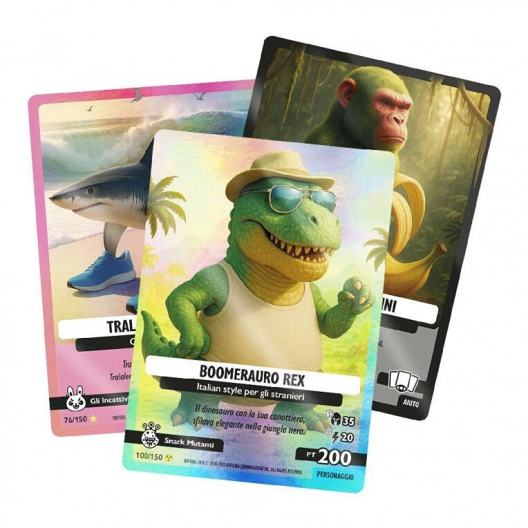 Skifidol Italian Brainrot Trading Card Game Plic 7 Cărți
