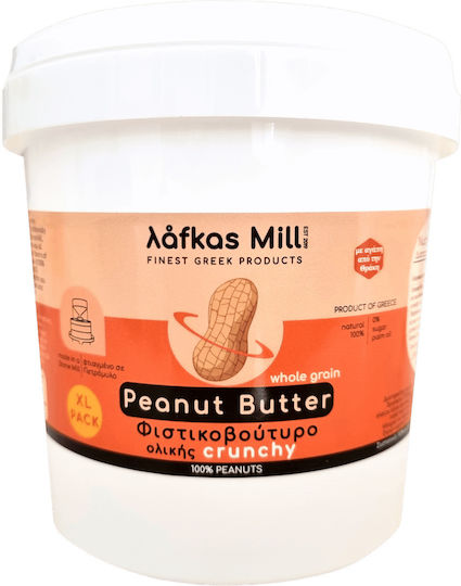 Lafkas Mill Φυστικοβούτυρο Τραγανό 1000gr