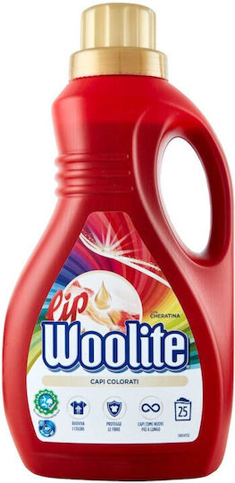 Woolite Υγρό Απορρυπαντικό για Χρωματιστά Ρούχα 1.5lt (25 Μεζούρες)