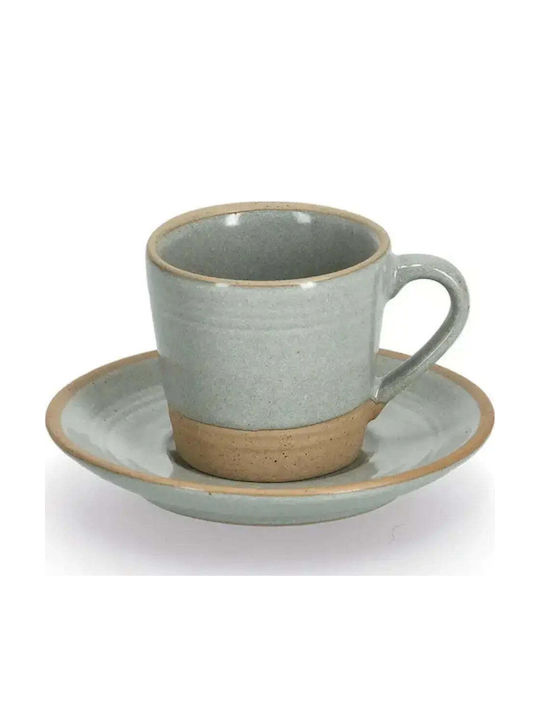 Zeller Tasse Espresso Keramik Weiß 60ml