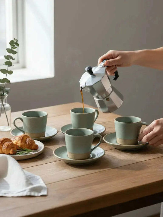 Zeller Tasse Espresso Keramik Weiß 60ml