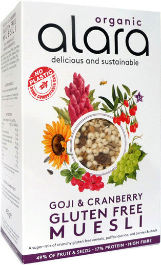 Alara Bio Μούσλι Alara Goji & Cranberry 450gr