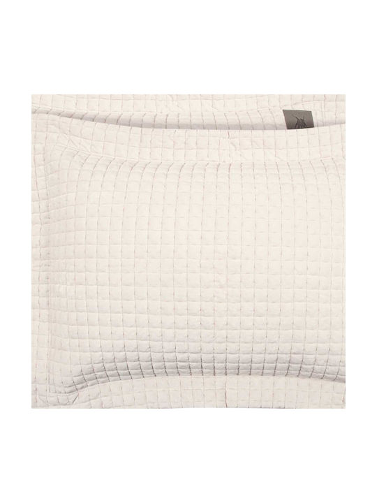 Greenwich Polo Club Σετ Μαξιλαροθήκες με Φάσα Ivory 50x70εκ.