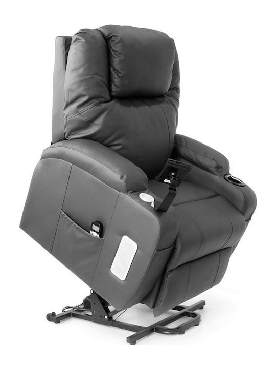 Фотьойл Relax Масаж Червено 90x95x110см