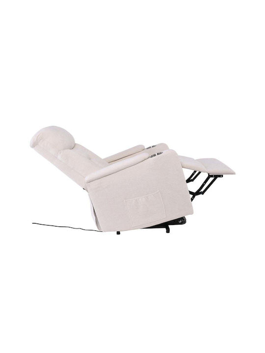 Scaun De Relax Masaj Cu Puf Bej E9735,1 77x94x109cm
