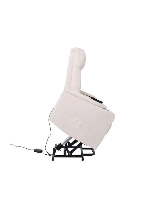 Scaun De Relax Masaj Cu Puf Bej E9735,1 77x94x109cm