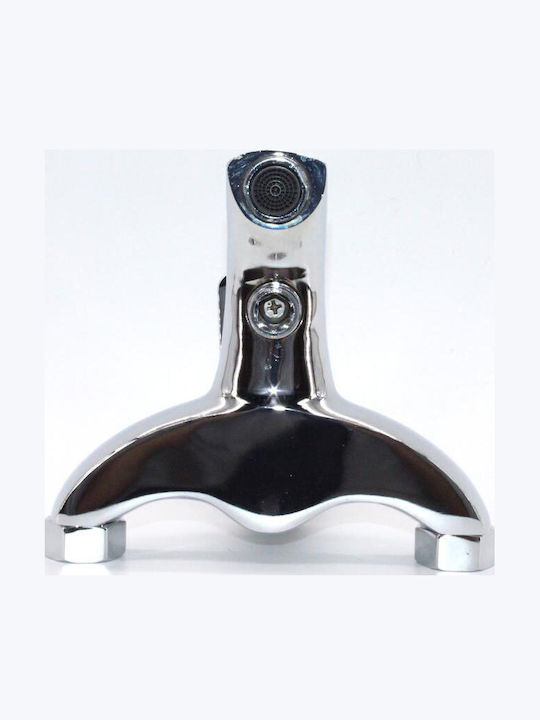 Poly-002 Mischung Bade- / Duscharmatur Badewanne Silber