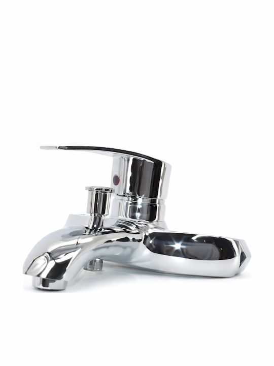 Poly-002 Mischung Bade- / Duscharmatur Badewanne Silber