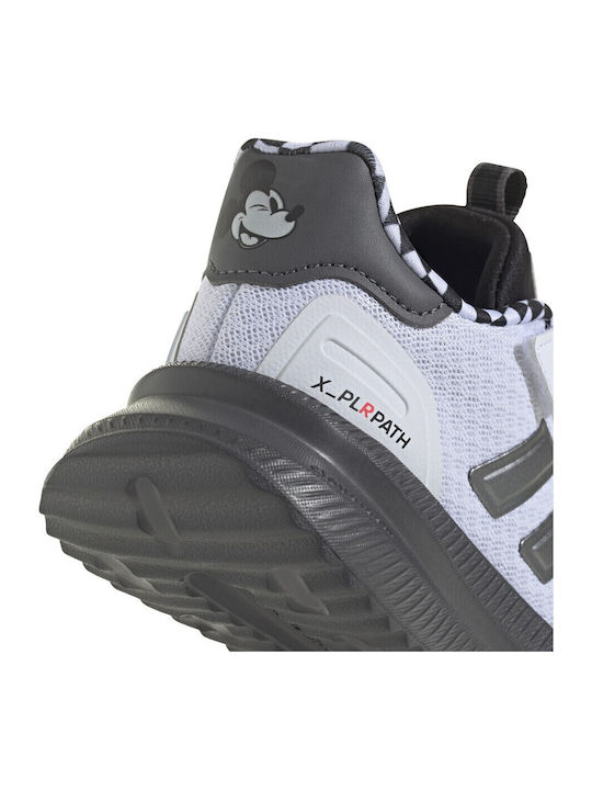 Disney Mickey Mouse X_PLRPATH Αθλητικά Παιδικά Παπούτσια Running με Σκρατς Λευκά