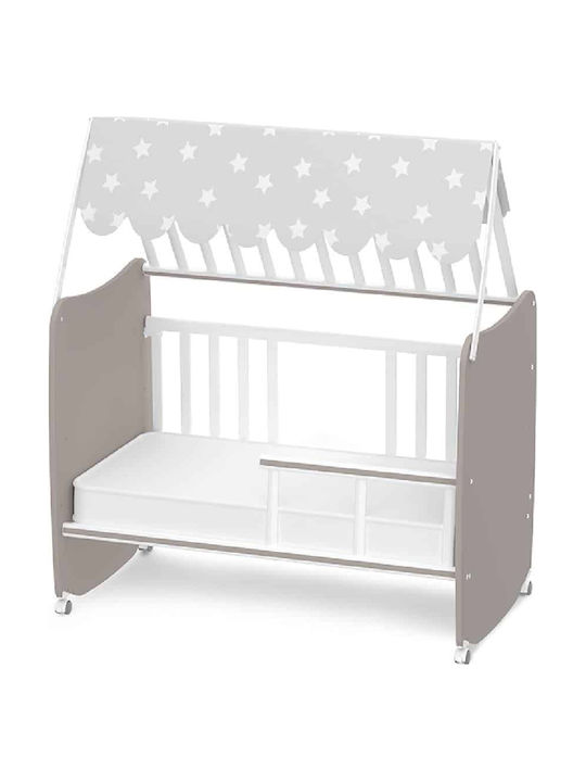 Lorelli Baby Crib White With Mattress 60x120cm