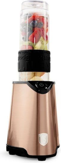 Berlinger Haus Μπλέντερ με Πλαστική Κανάτα 570 ml 300W Ροζ BH-9602