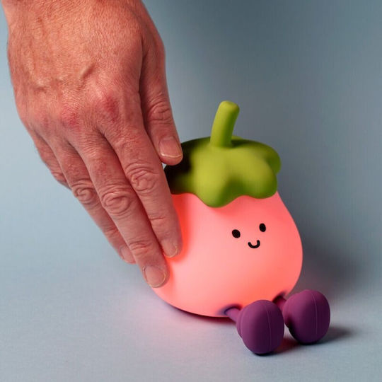 Puckator Led Φωτακι Νυκτος Foodiemals Egg Plant Lamp08