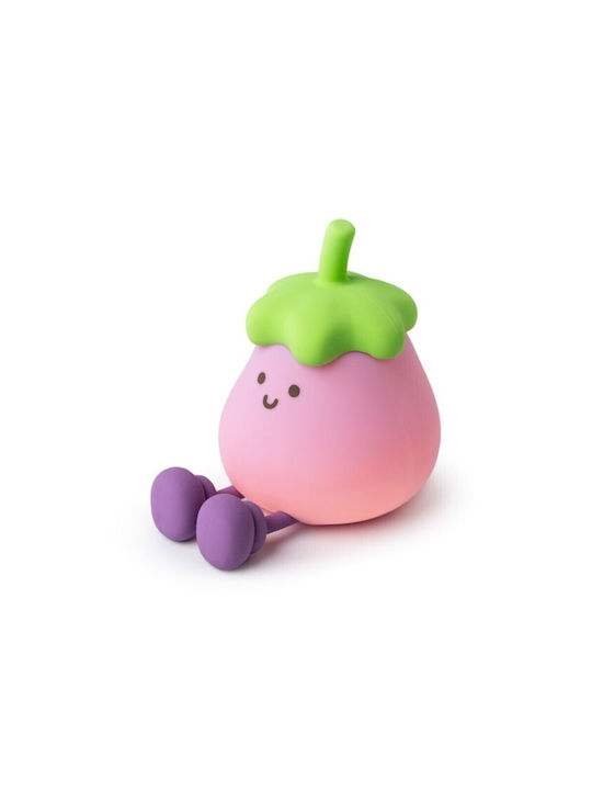 Puckator Lumini LED Lampă De Noapte Foodiemals Egg Plant Lamp08