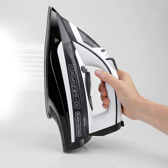 Black & Decker BXIR2802E Σίδερο Ατμού 2800W με Συνεχόμενη Παροχή Ατμού 35gr/min