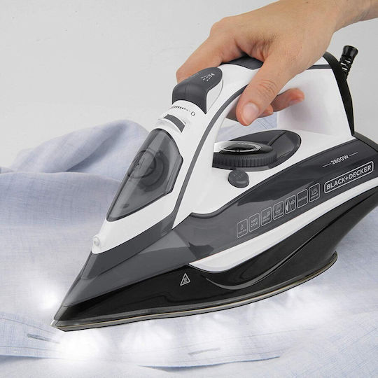 Black & Decker BXIR2802E Σίδερο Ατμού 2800W με Συνεχόμενη Παροχή Ατμού 35gr/min