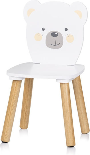 Kids Table for Painting made of Wood White Chipolino