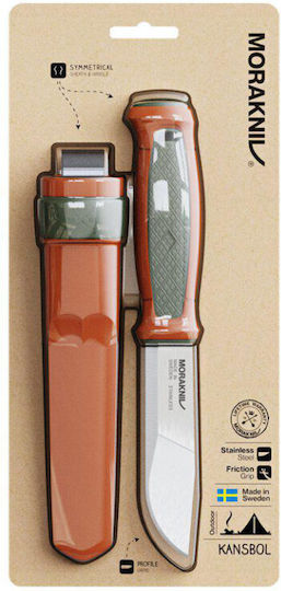 Morakniv Hunting Kansbol (S) Μαχαίρι Πράσινο σε Θήκη