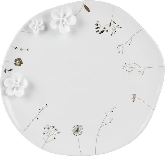 Raeder Flower Μπωλ Σερβιρίσματος για Ντιπ Στρογγυλό από Πορσελάνη Λευκό με Διάμετρο 9εκ.
