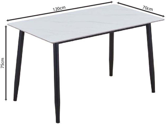 Κουζίνας Μαύρο 120x70x75εκ. Κουζίνας Μαύρο 120x70x75εκ.