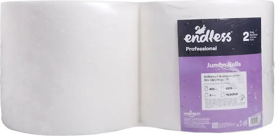 Endless Jumbo Χαρτί Κουζίνας 2 Ρολά (4500gr/Ρολό)