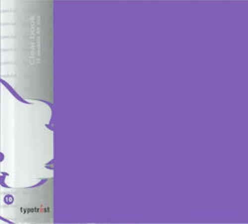 Typotrust Ντοσιέ Σουπλ с 40 пластмасови калъфи Прозрачности за Хартия A4 Лилав 1бр