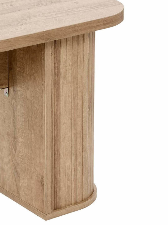 Colva Wooden Outdoor Bench 140x35x45cm