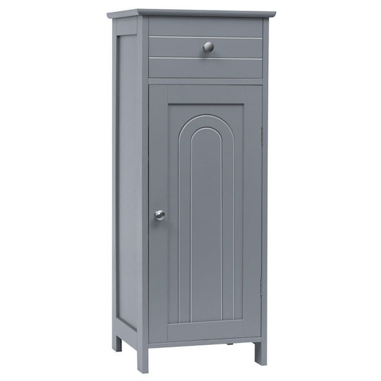 Costway Bathroom Cabinet L35xW30xH87cm Gray