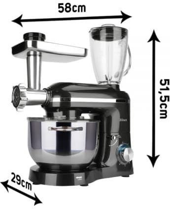 Zilan Mixează 1400W cu Vas din Oțel Inoxidabil 5lt