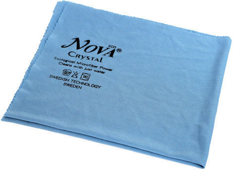 NOVA Crystal Cleaning Cloths with Microfibers for Windows Blue 40x50cm