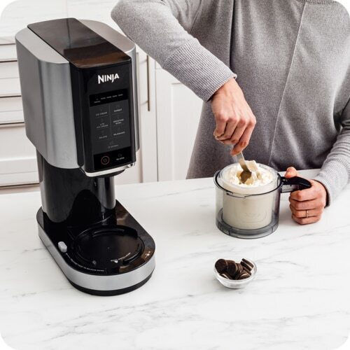 Ninja CREAMi Ice Cream & Frozen Dessert Maker Ice Cream Maker 2x473ml Black / Silver
