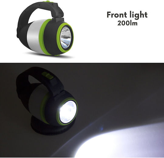 Maclean Energy Led Battery Camping Lamp with Flashlight 200lm 3W