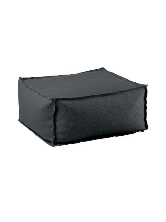 Waterproof Bean Bag Stool Poof Depo Gray 60x60x28cm