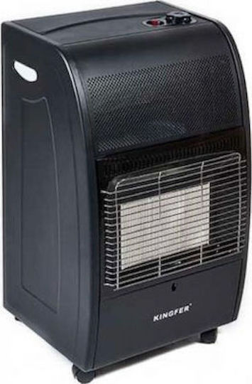 Calfer Gas ΘΕ.029 Ceramic Gas Heater 4200W Black 41x36x72cm