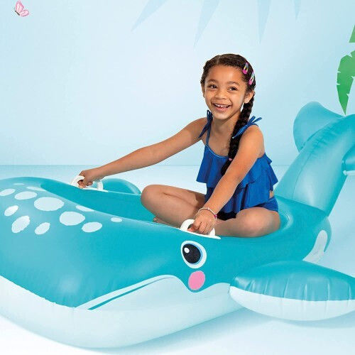 Intex Whale Children's Inflatable Boat Light Blue 168x140cm