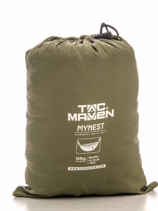 Tac Maven Single Hammock Brown 270x150cm