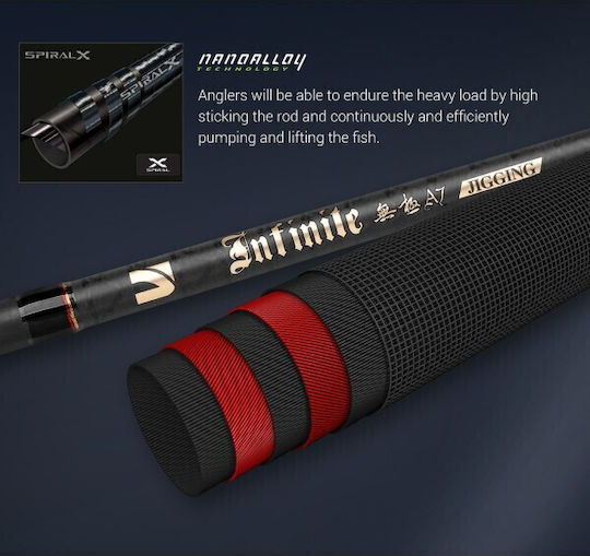 Noeby Infinite A7 Fishing Rod for Jigging 1.83m 200-500gr