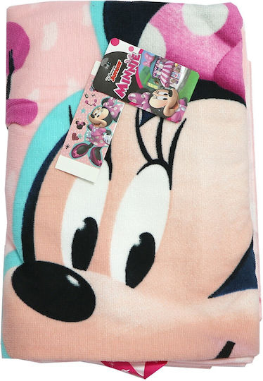 Disney Minnie Kinder-Strandtuch Rosa Minnie 137x67cm