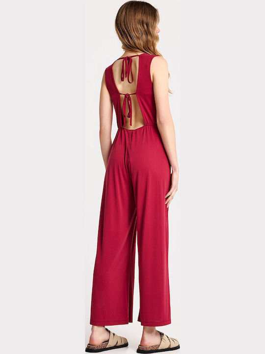 Women's Sleeveless Jumpsuit Baked Apple FBL013-109-12-Baked-Apple