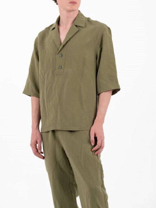 300 Дълъг Ръкав Overshirt Каки